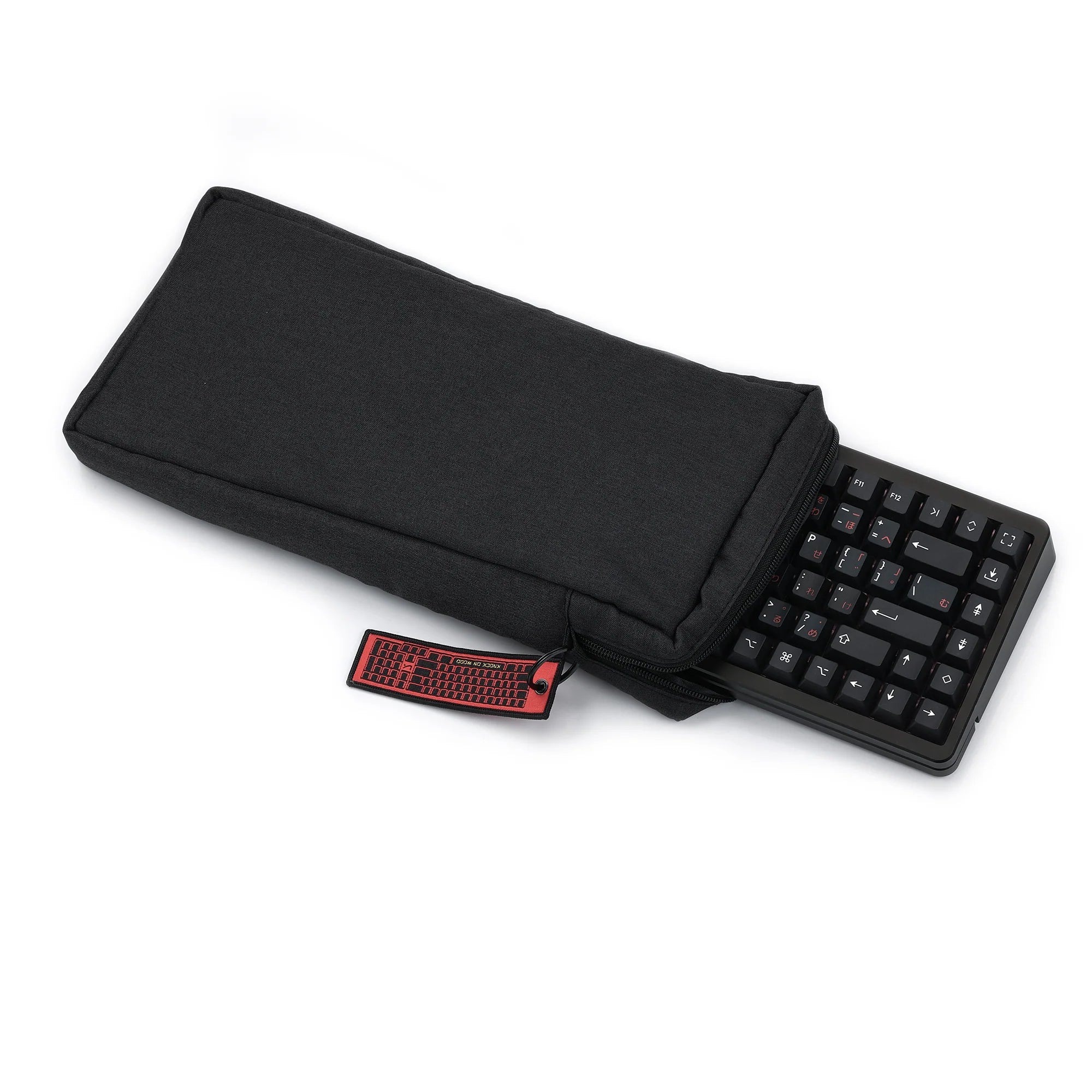 KBDfans Premium Mechanical Keyboard Carrying Case - Durable Canvas Pouch for 60% 65% 75% Keyboards | Perfect for Travel, Office & Gaming Setups