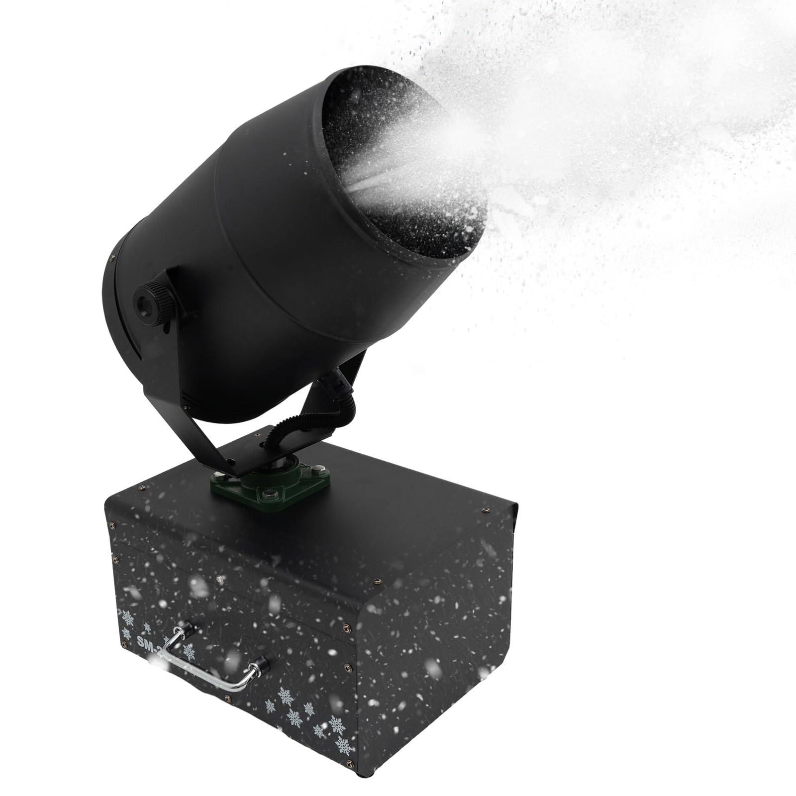 LOYALHEARTDY 2000W Professional Snow Machine with Remote Control - Indoor/Outdoor Artificial Snow Maker for Weddings, Christmas Parties, Stage Performances & Holiday Decorations