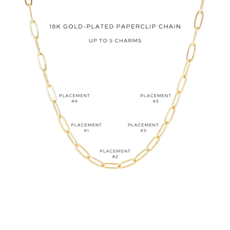 Charm Necklace with Assorted Charms - Elegant Adjustable Chain for Women & Girls - Perfect for Gifts, Parties & Everyday Wear