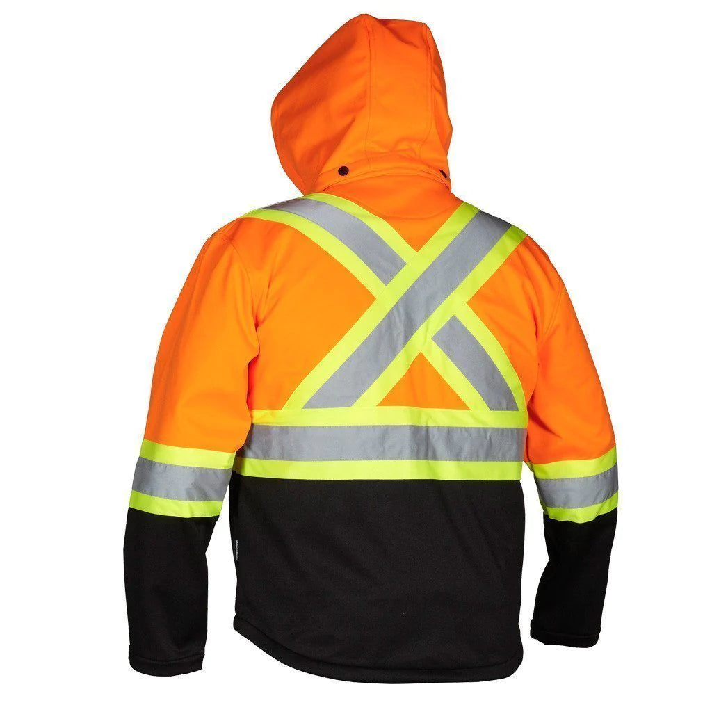 FORCEFIELD Re-Engineered CSA Hi-Vis Safety Softshell Jacket 023 EN148 - High Visibility Workwear for Construction & Outdoor Safety