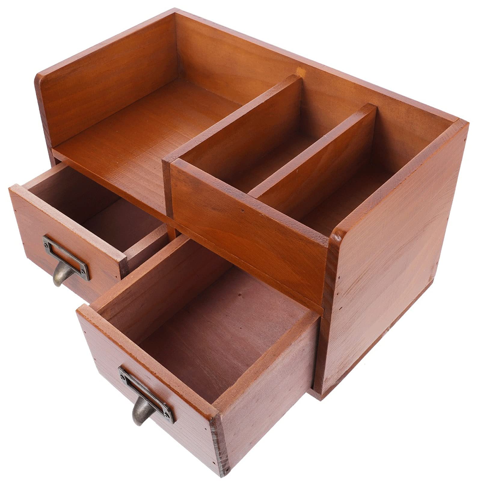 Wooden Lipstick Storage Box - Cosmetic Organizer for Makeup Brushes, Lipsticks & Beauty Products | Perfect for Vanity, Bathroom & Travel Use