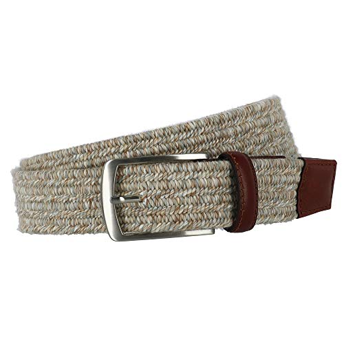 Greg Norman Men's Leather Belt for Golf & Casual Wear - Adjustable Strap with Classic Buckle - Perfect for Business, Office & Everyday Outfits
