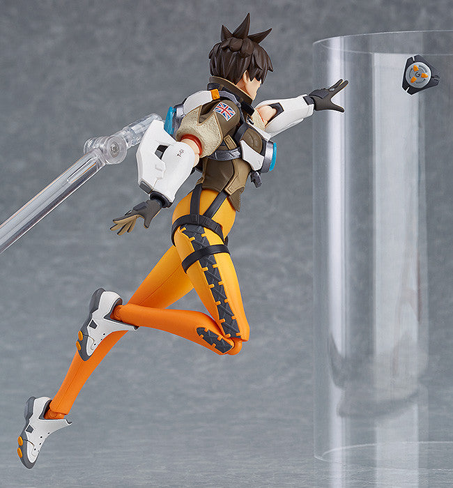 Figma #352 Tracer (Lena Oxton) Overwatch Action Figure - Collectible Gaming Character Model for Display & Cosplay