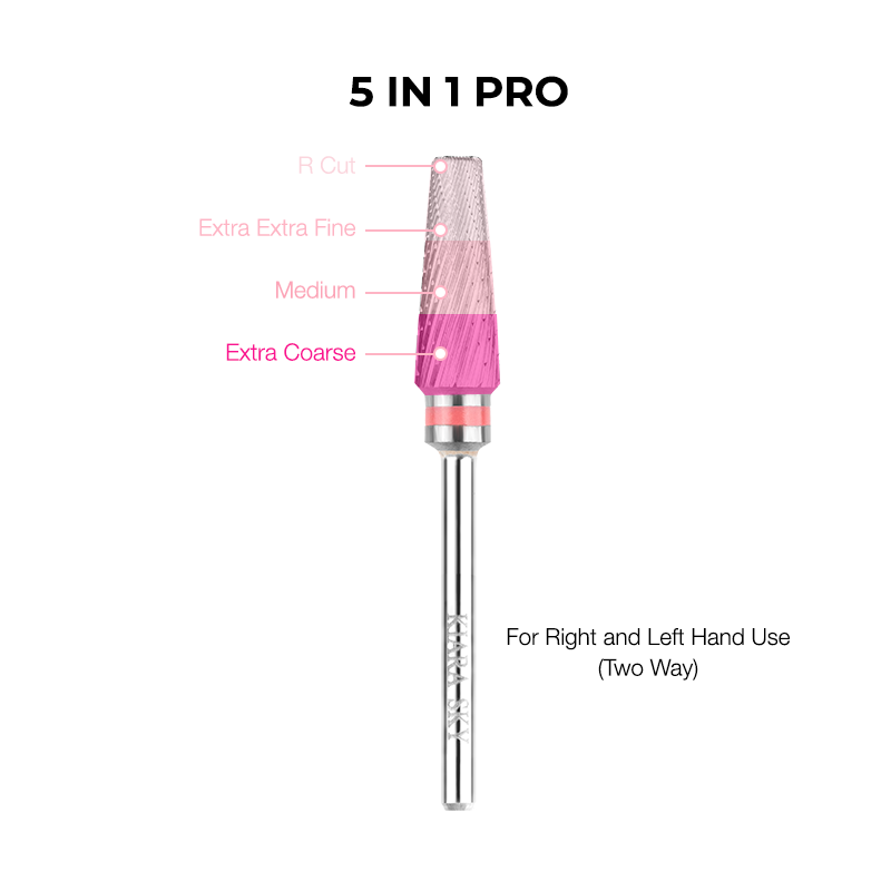 5 in 1 Professional Multi-Purpose Drill Bit Set - High Speed Steel for Wood, Metal, Plastic - Perfect for DIY, Home Improvement, and Construction Projects