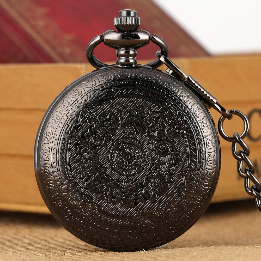Udaney Engraved Pocket Watch Gift for Grandson - Personalized Christmas, Birthday & Graduation Gifts for Men - Perfect for Special Occasions & Family Heirlooms