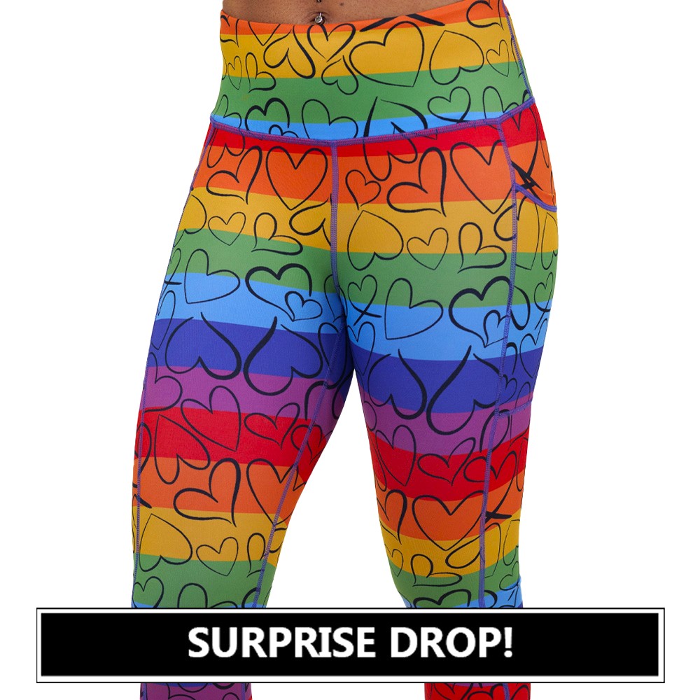 True Colors Leggings - High Waist Yoga Pants for Women, Soft & Stretchy Workout Leggings - Perfect for Yoga, Gym, Running & Lounge Wear