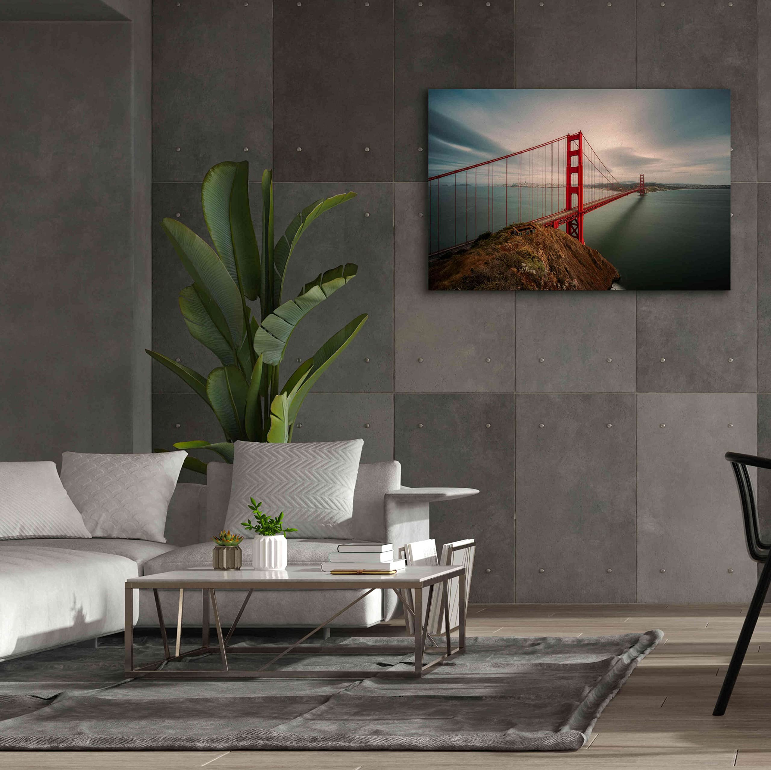 Bruce Getty 'Batteries Spencer' Graffiti Giclee Canvas Wall Art - 60x40 Inches Modern Urban Home Decor for Living Room, Bedroom & Office