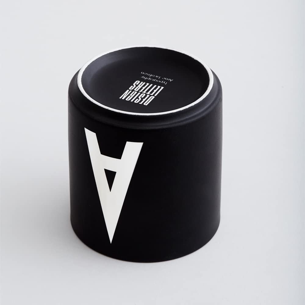 Personalized Monogram Coffee Mug with Initial A-Z | 11 oz Porcelain Black Tea Cup for Men & Women | Christmas, Thanksgiving Gift for Her, Friends & Family | Perfect for Home, Office & Holiday Gifting