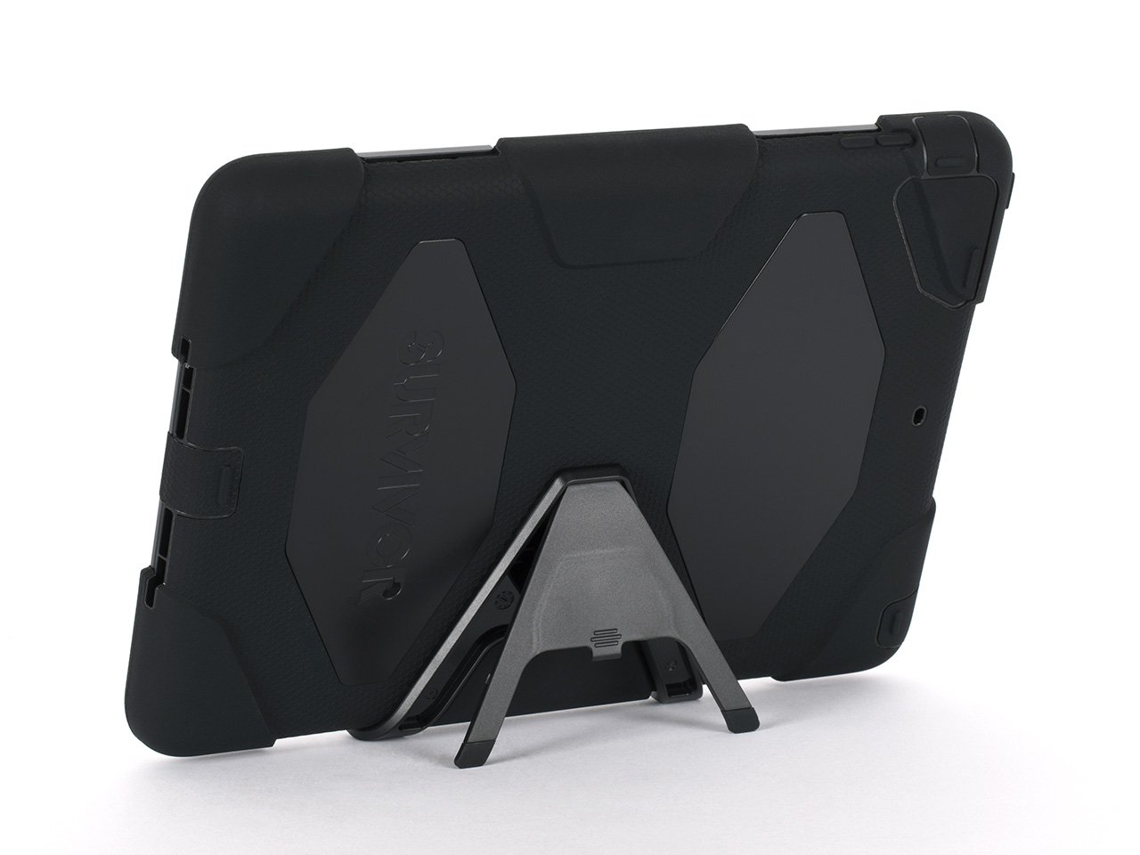Apple iPad Air Griffin Survivor Case - Rugged Protective Cover for iPad Air (Black) | Shockproof & Drop Protection | Perfect for Outdoor, Travel & Work Use