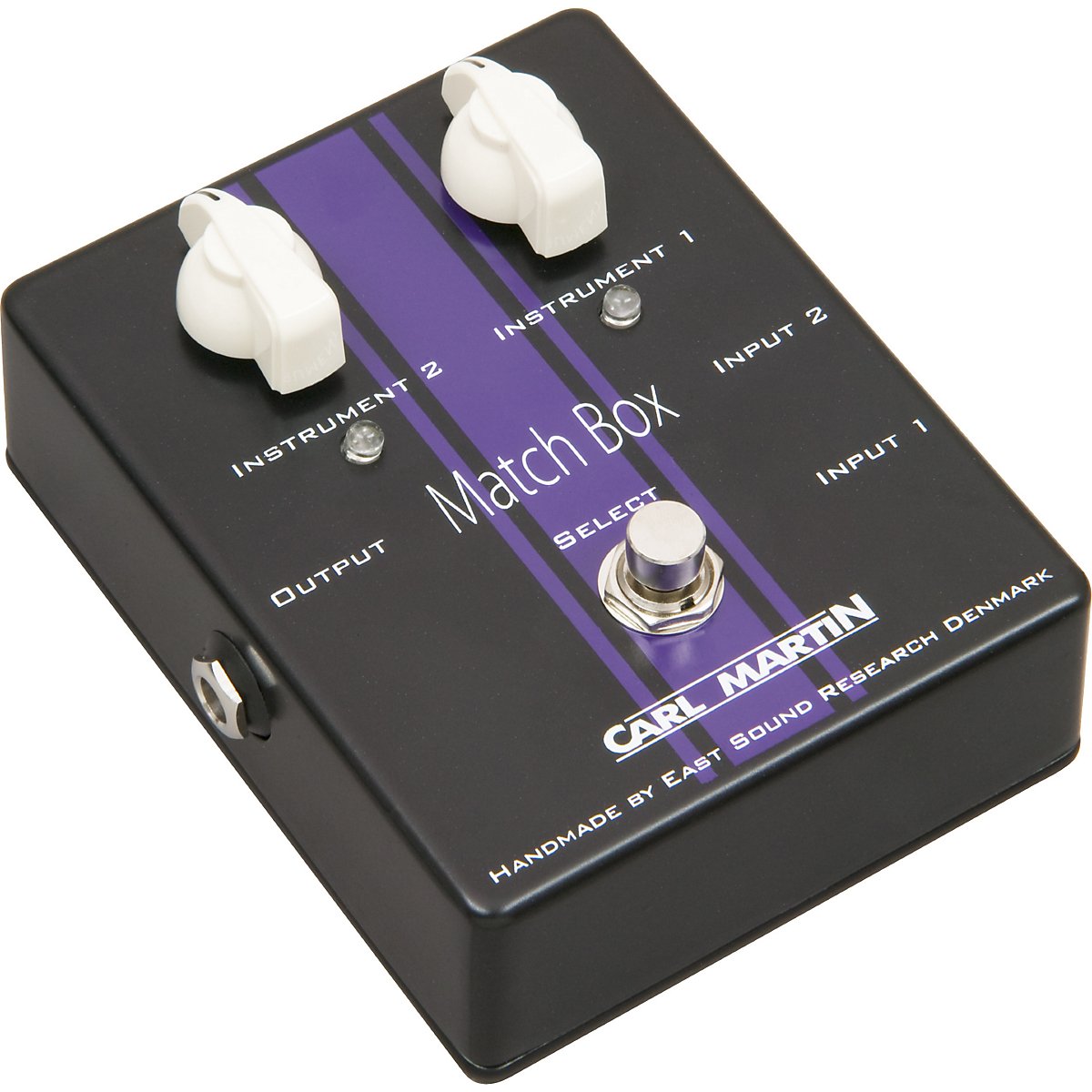 Match Box Dual Instrument to Single Amp Selector - Guitar & Bass Signal Combiner for Live Performances & Studio Recording