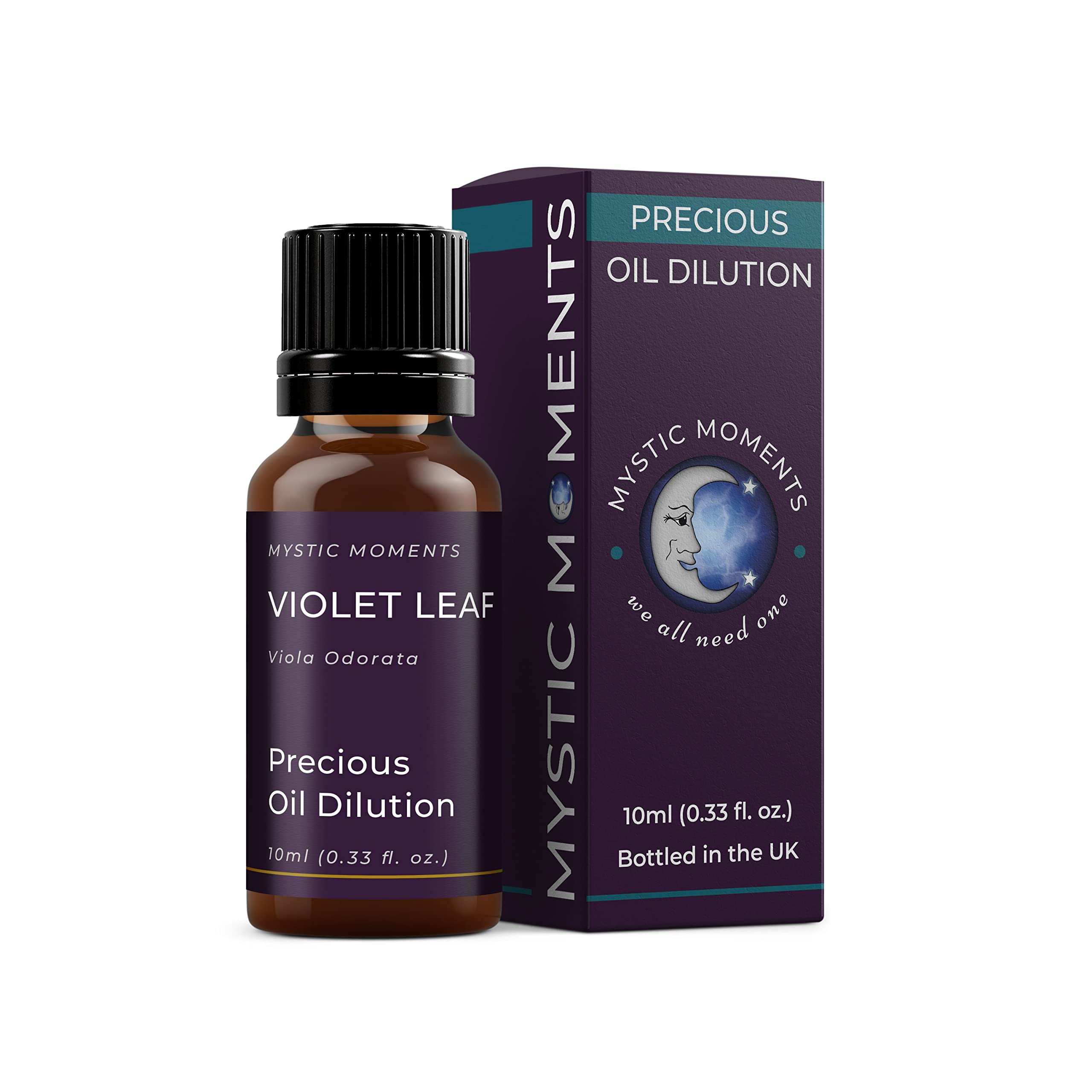Violet Leaf Absolute Oil - 3% Jojoba Blend - 10ml Bottle - Pure Aromatherapy Essential Oil for Relaxation, Skincare & DIY Perfume Making