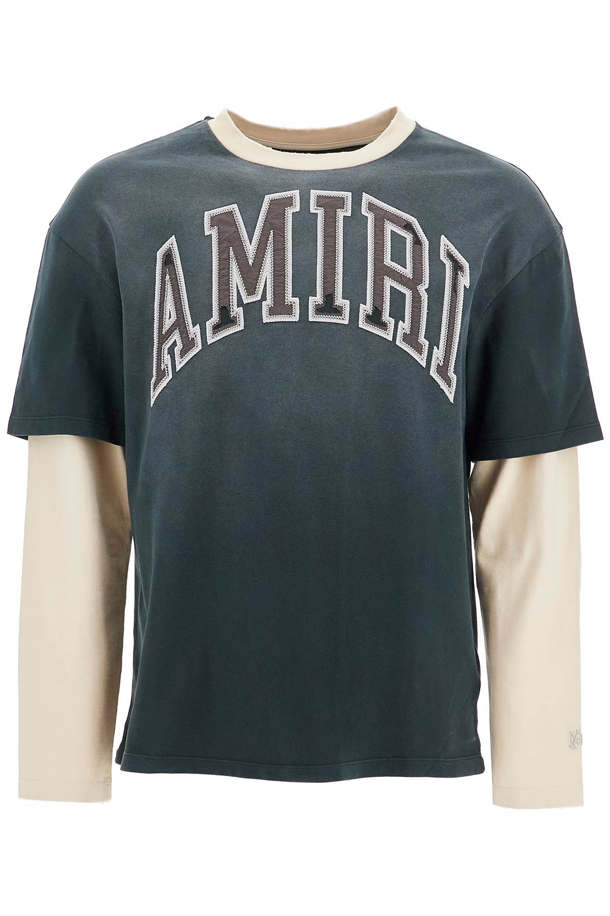 Amiri Vintage Long Sleeve T-Shirt for Men | Distressed Cotton Tee with Classic Fit | Casual Streetwear & Layering Essential