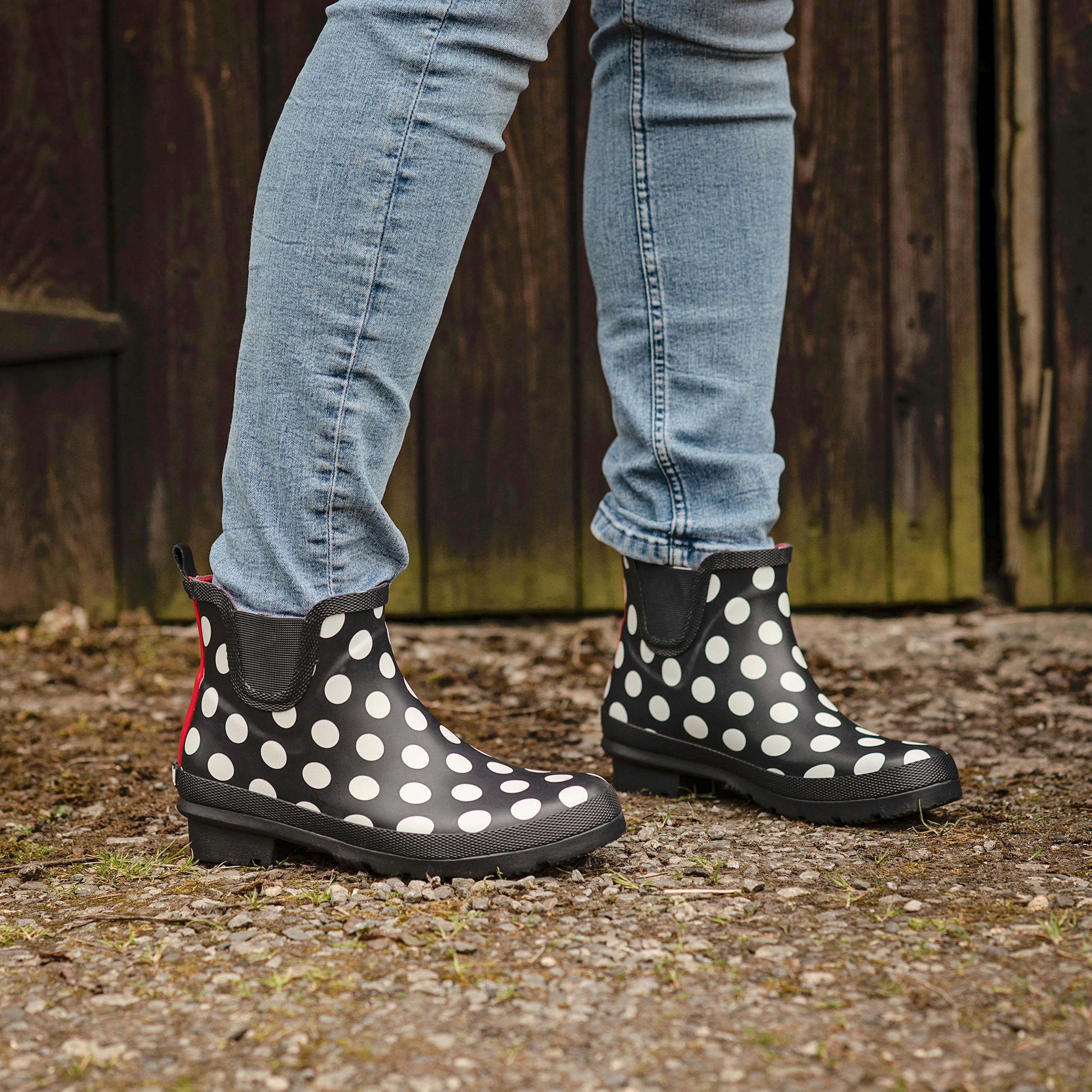 Women's Kelton Short Wellington Boots - Waterproof Rain Boots for Women, Comfortable & Stylish Outdoor Boots - Perfect for Gardening, Hiking, and Rainy Days