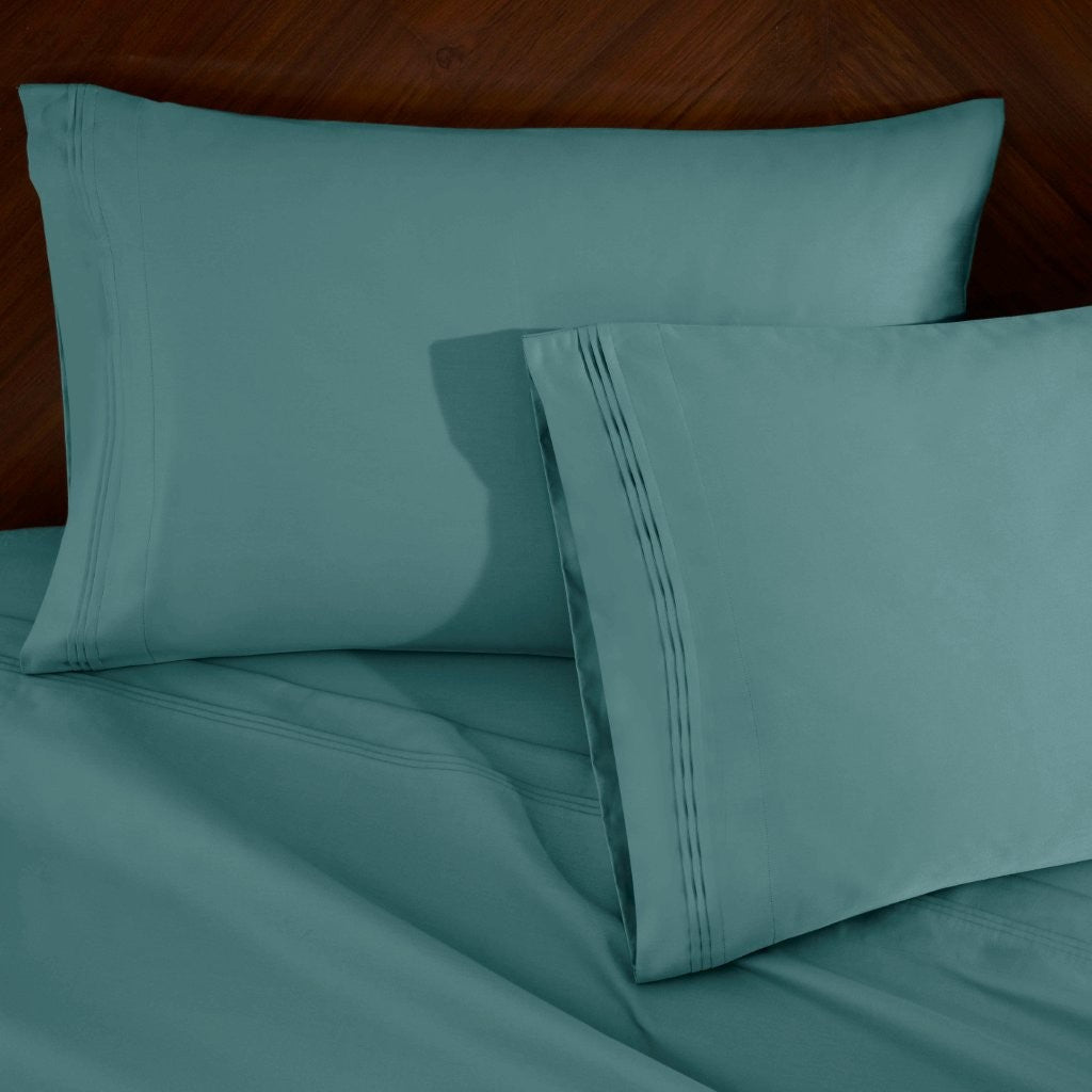 Premium 1000 Thread Count Egyptian Cotton Sheet Set - Eco-Friendly, Breathable & Hypoallergenic - Perfect for Luxury Bedding & Hot Sleepers
