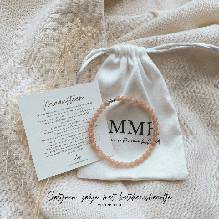 Ma'an Stone Bracelet for Women | Natural Crystal Healing Jewelry for Intuition & Feminine Energy | Perfect for Meditation, Yoga & Spiritual Gifts