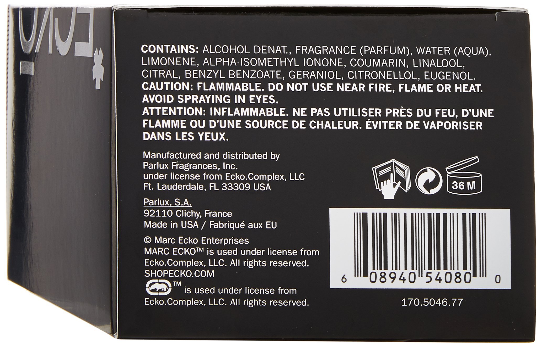 Marc Ecko Ecko Men's Cologne - 3.4 oz EDT Spray for Everyday Wear & Night Out | Fresh & Masculine Fragrance for Work, Dating & Special Occasions