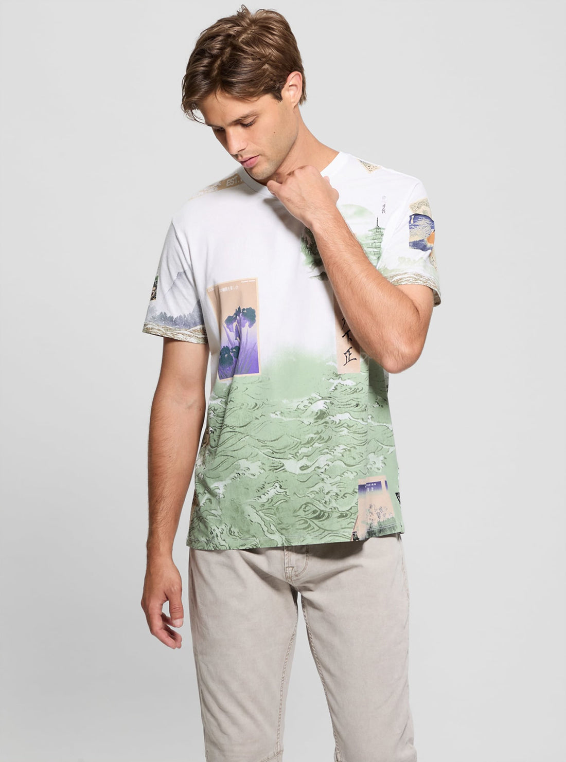 Eco-Friendly White Pacific Daydream T-Shirt for Men & Women - Casual Comfort Fit Cotton Tee for Beach, Travel, and Everyday Wear