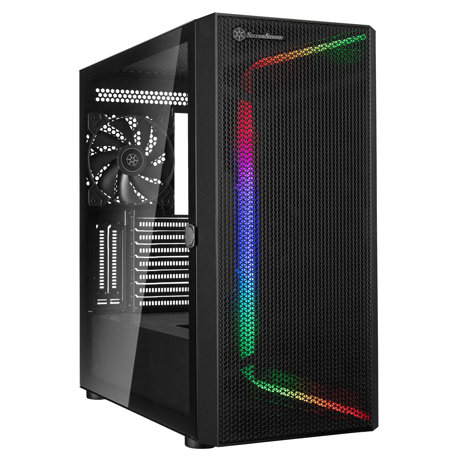 SilverStone Technology SETA H1 E-ATX Full Tower PC Case - Dual 160mm Front Fans & 140mm Rear Fan, High Airflow Design (SST-SEH1B-G) - Perfect for Gaming Rigs, Workstations & Custom PC Builds