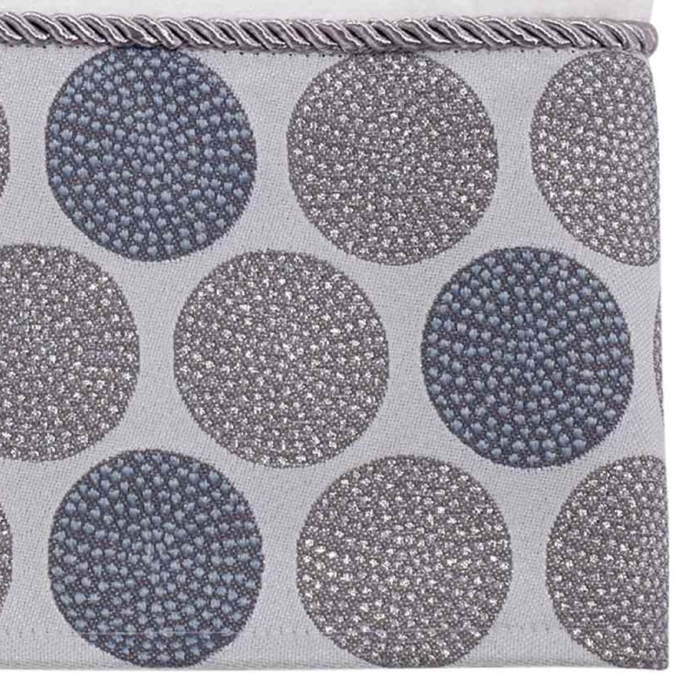 Avanti Linens Premium Bath Towel Set - Ultra Soft & Highly Absorbent 100% Cotton Towels (Dotted Circles Collection, White) for Spa, Bathroom & Beach Use
