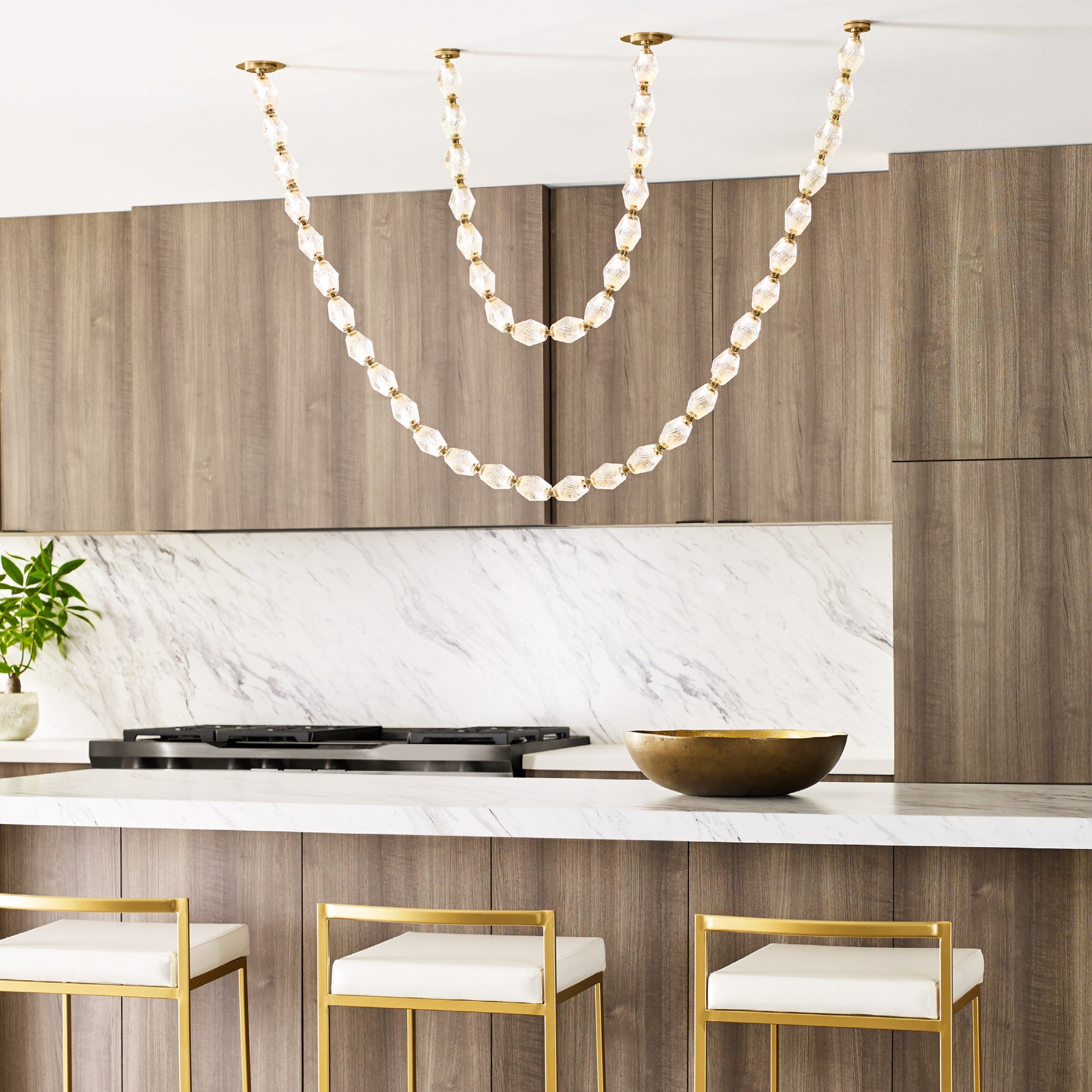 Elegant Dolce Crystal Chandelier - Modern Luxury Ceiling Light Fixture for Dining Room, Living Room & Bedroom Decor