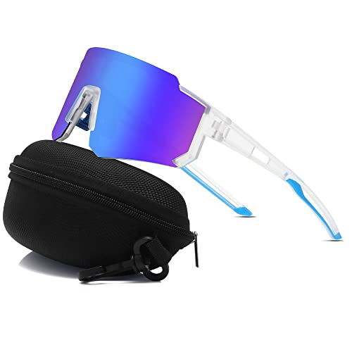 Clear Frame-blue Mirror Lens