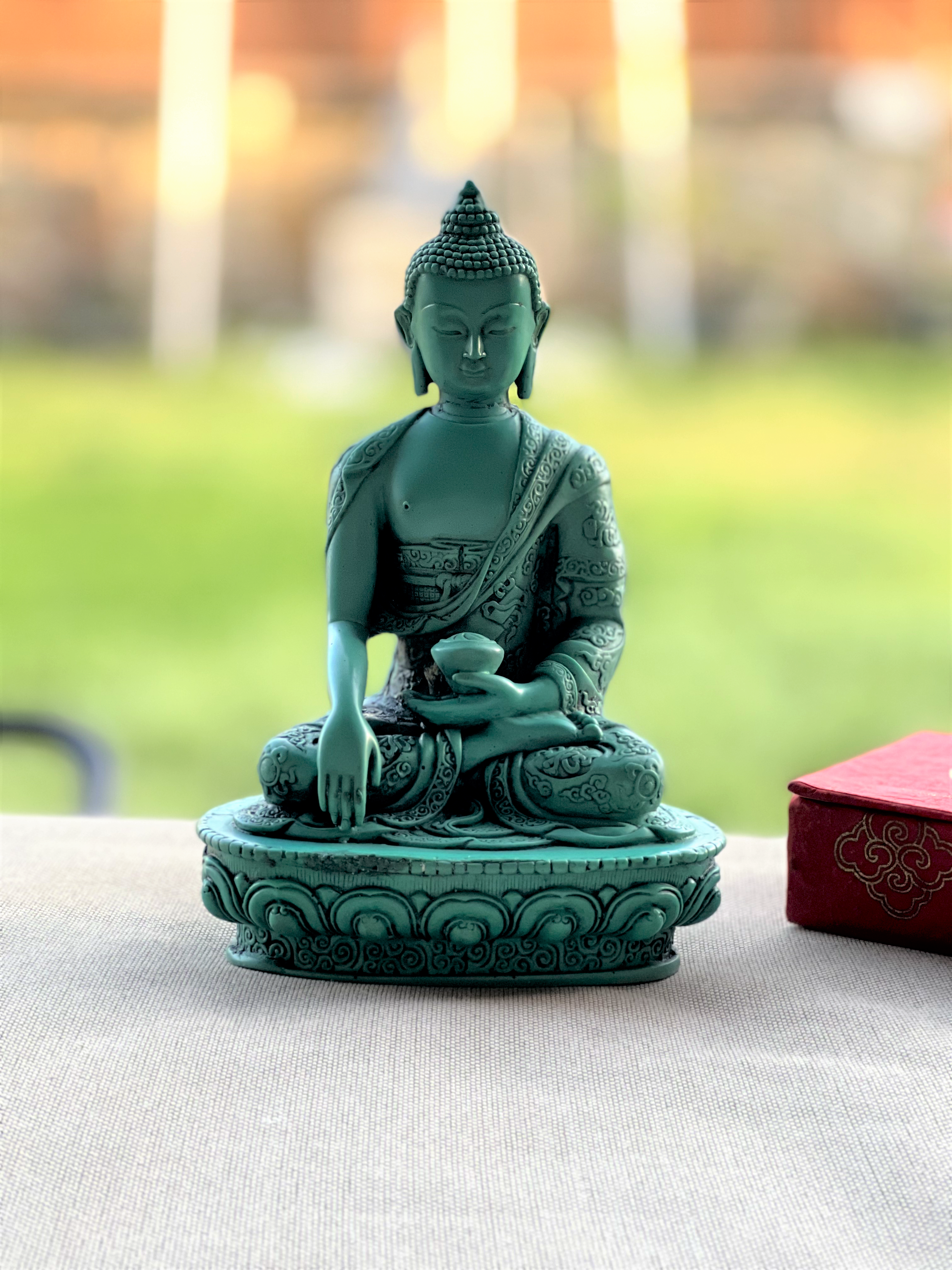 8 Inch Shakyamuni Buddha Statue - Handcrafted Meditation Sculpture for Home Altar, Yoga Studio & Spiritual Decor