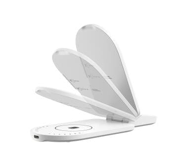 3-in-1 Wireless Charger for iPhone, Samsung, Apple Watch & AirPods - Fast Charging Station for Home, Office & Travel | Compact Multi-Device Charging Pad for Phones & Smartwatches