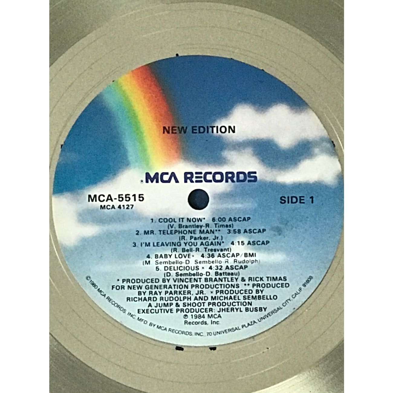 New Edition Self-Titled RIAA Platinum Album Award - Certified Music Collectible for Fans & Display