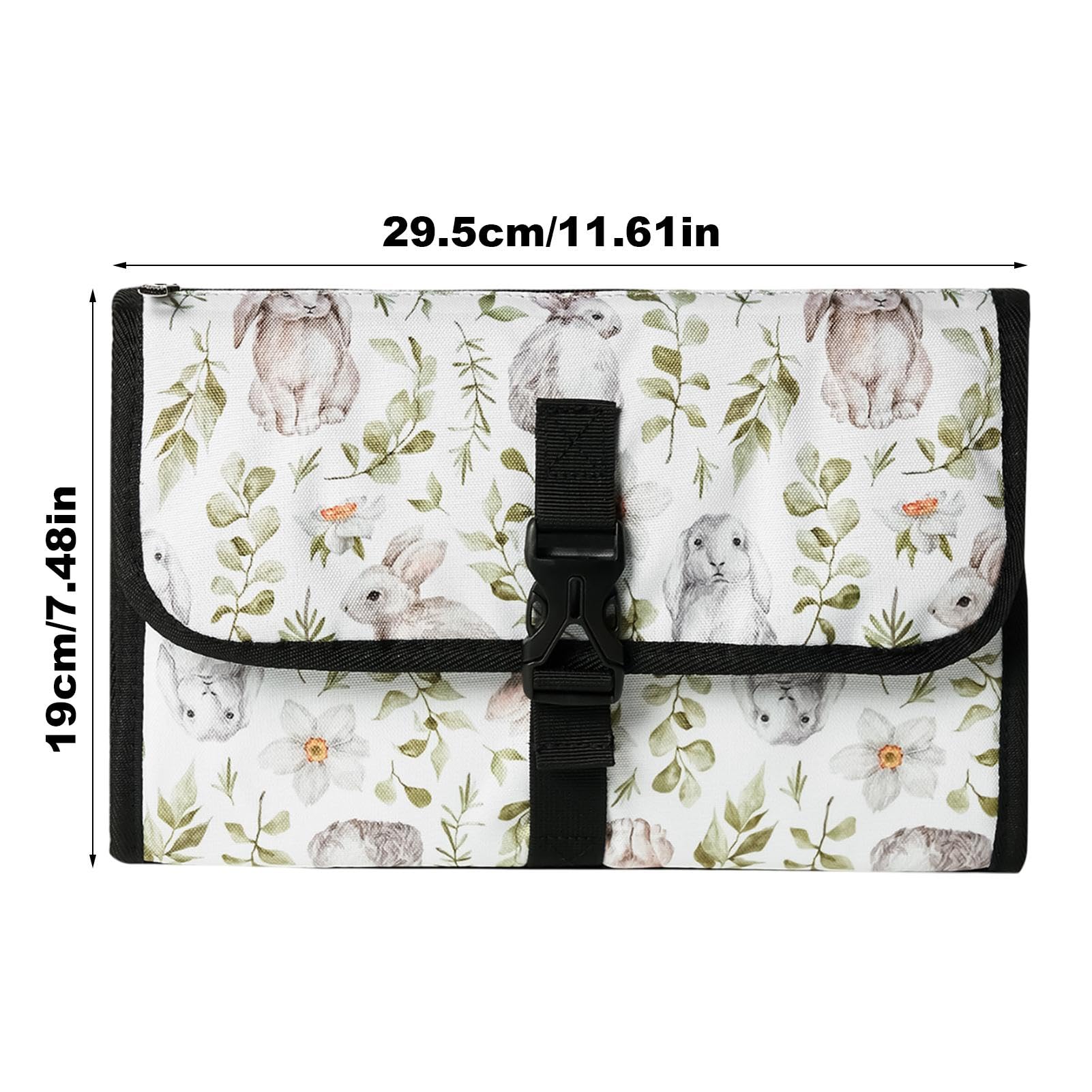 Portable Baby Diaper Changing Pad - Waterproof Foldable Travel Changing Mat for Infants & Toddlers | Compact Diaper Changer Bag for On-the-Go Parents | Perfect for Airplane, Car & Outdoor Use