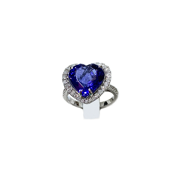 14K White Gold Tanzanite Ring for Women | Elegant Tanzanite Gemstone Jewelry | Perfect for Engagement, Anniversary & Special Occasions