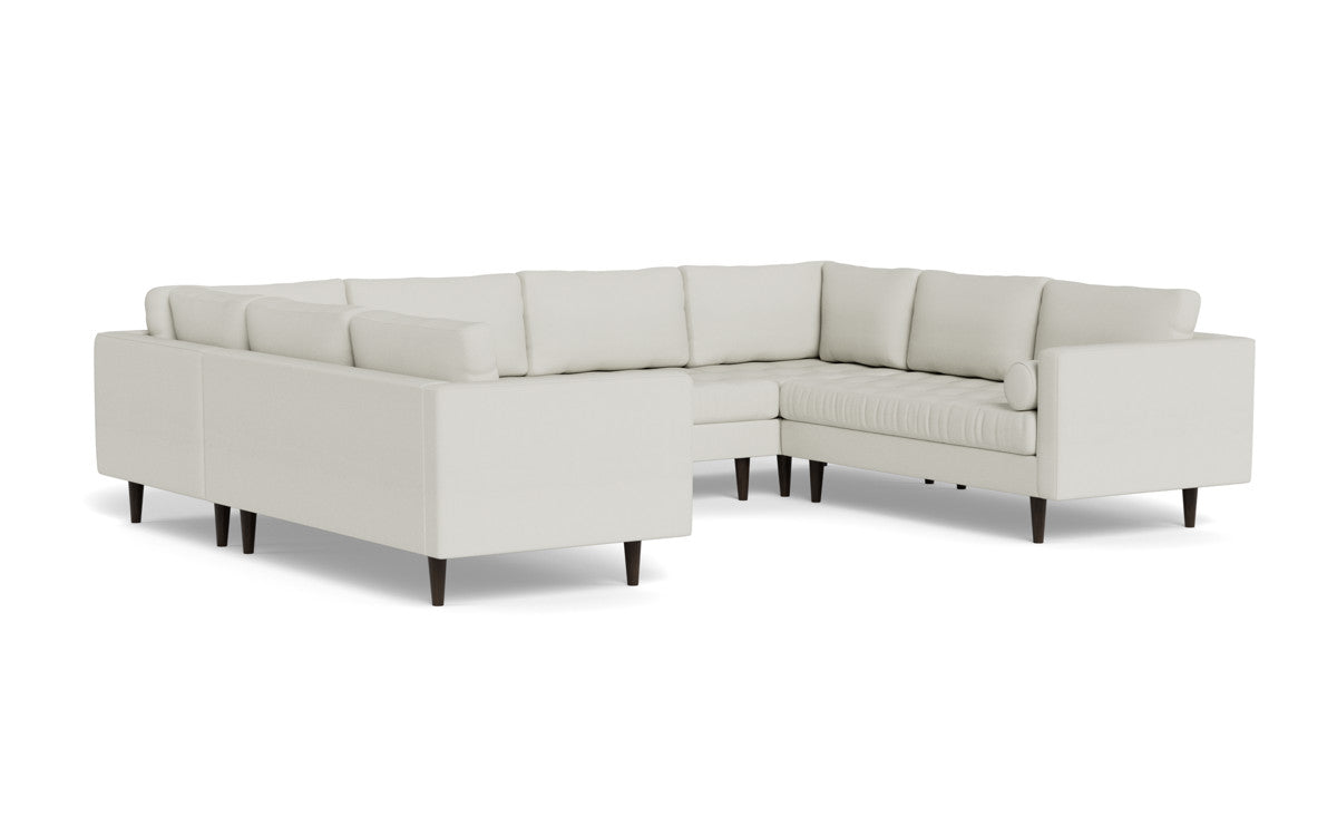 Ladybird 134 U-Shaped Sectional Sofa - Modern L-Shaped Couch for Living Room, Family Room & Home Theater - Soft Fabric, Comfortable Seating for Relaxing & Entertaining