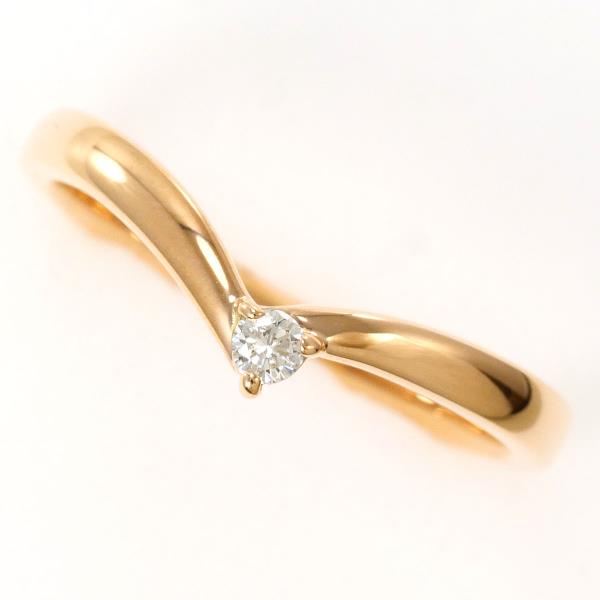 4℃ K10PG Diamond Ring for Women - Elegant 10K Rose Gold Plated Band with Sparkling Stones | Perfect for Engagement, Wedding, Anniversary & Special Occasions
