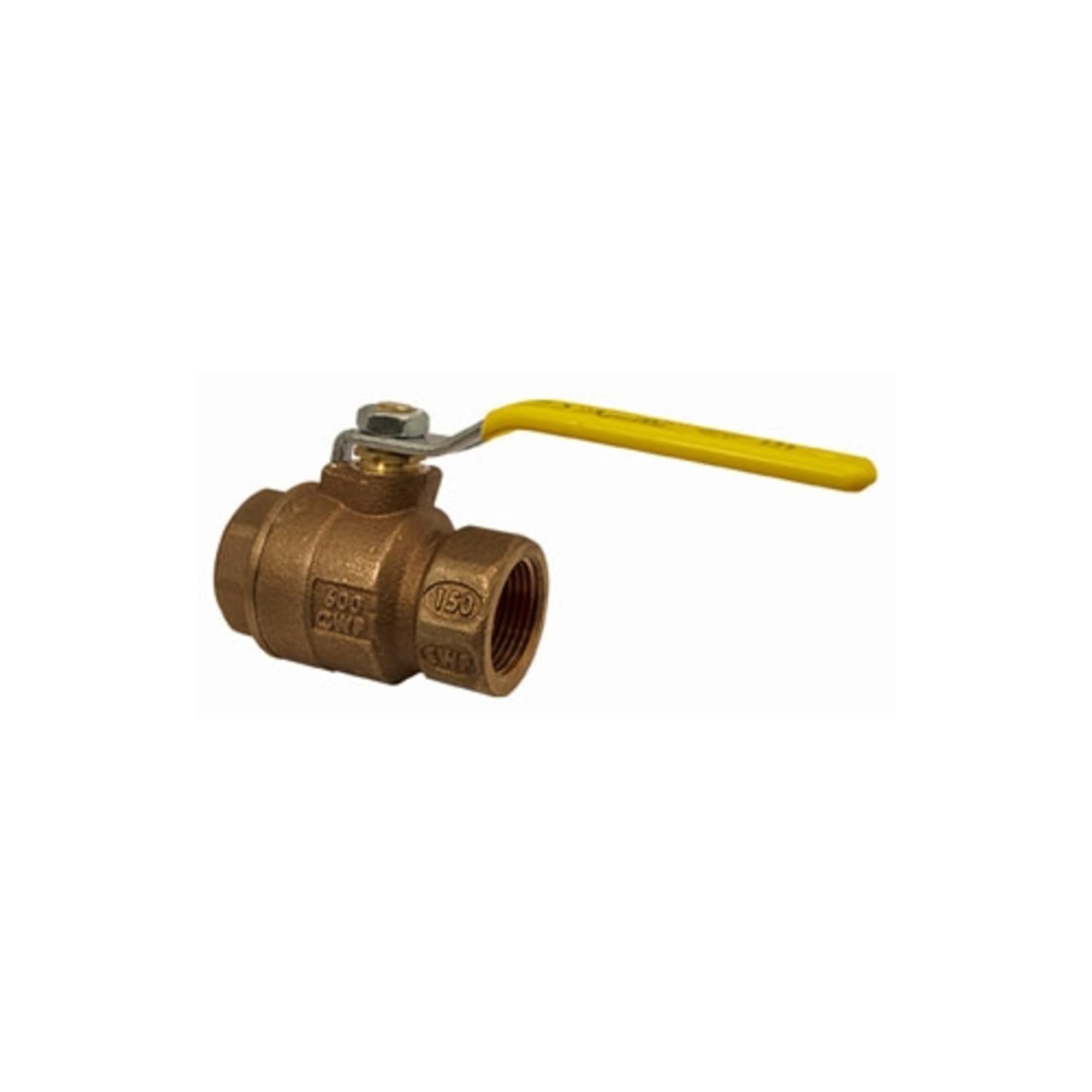 Apollo 77C10627A Bronze Ball Valve - 1/2 Inch NPT, High Pressure, Lead-Free for Water, Gas & Oil - Perfect for Plumbing, HVAC & Industrial Applications
