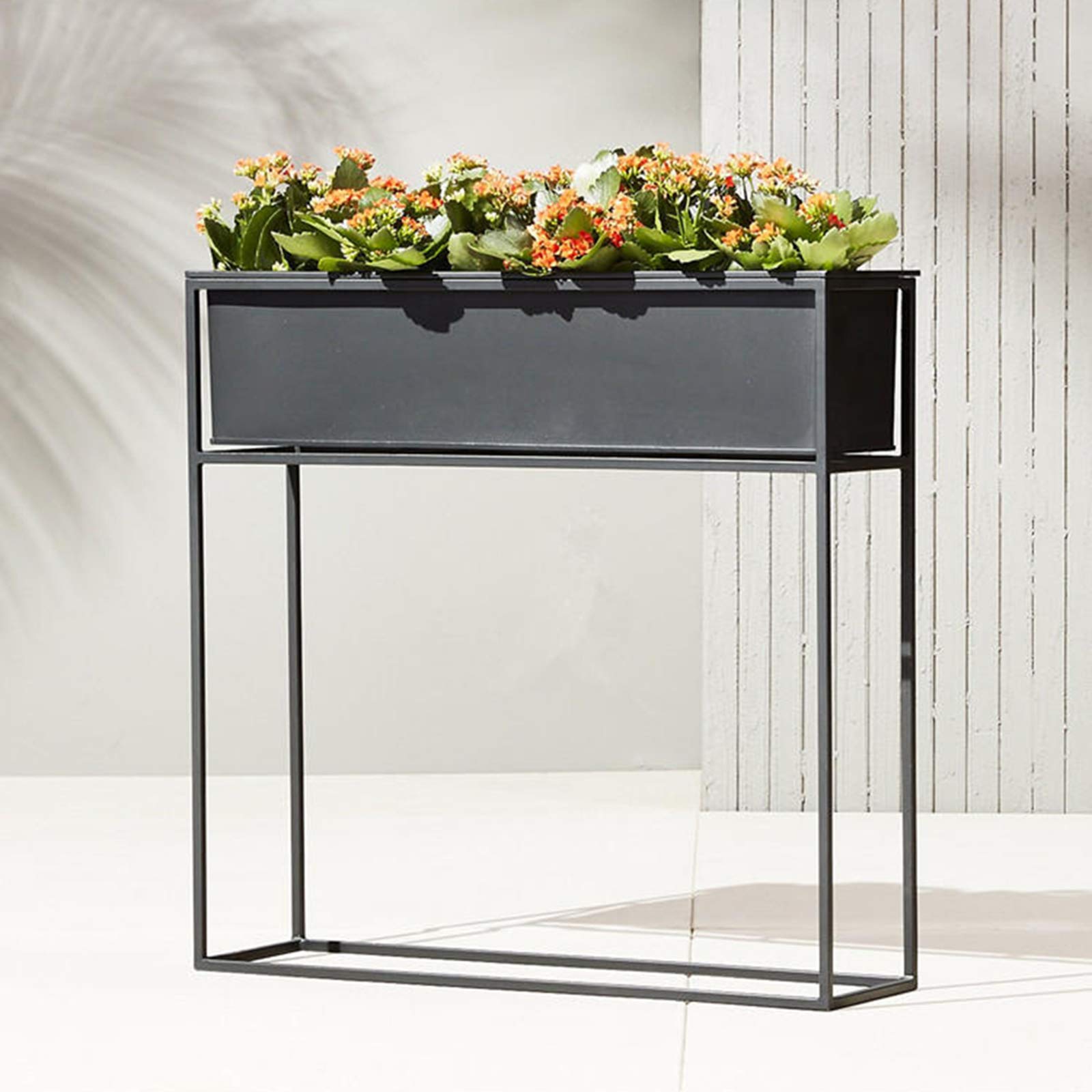 2 Pack Heavy Duty Metal Flower Pot Stand Holder - Indoor Outdoor Plant Stand for Large Pots, Garden, Patio, Balcony & Home Decor | Perfect for Living Room, Porch, Terrace & Backyard