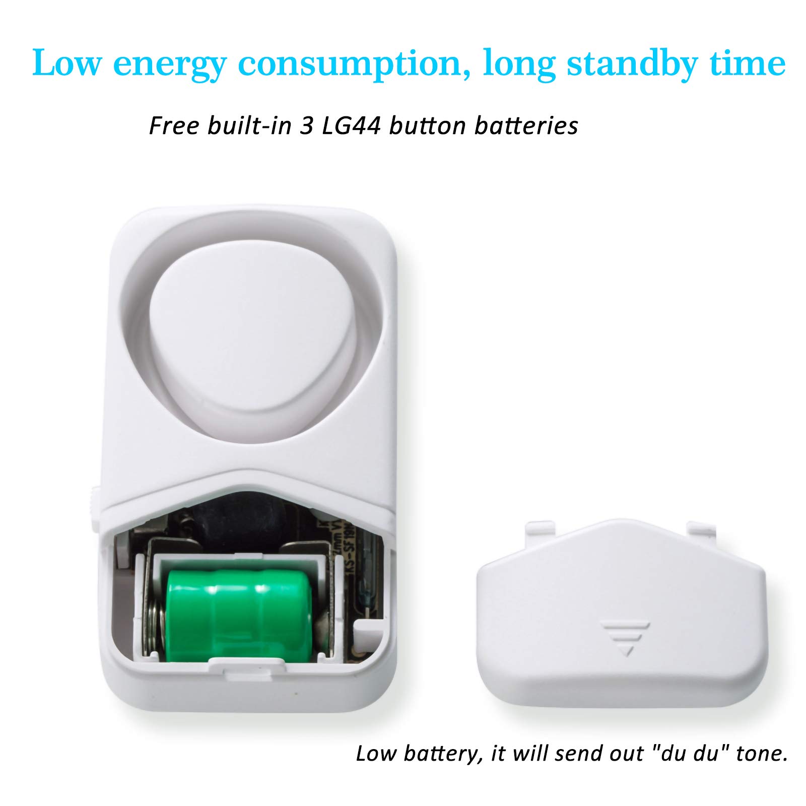 Home Security Door Alarm - 110dB Magnetic Window Sensor for Kids Safety & Pool Protection (2 Pack) - Ideal for Doors, Windows, and Childproofing