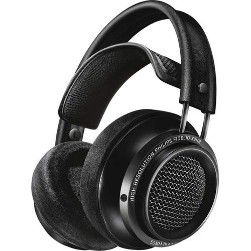 PHILIPS Fidelio Premium Over-Ear Headphones - HiFi Stereo Sound with 30 Ohm Impedance & 5Hz-40kHz Frequency - 9.84ft Wired Cable for Home/Office/Gaming/Music Listening