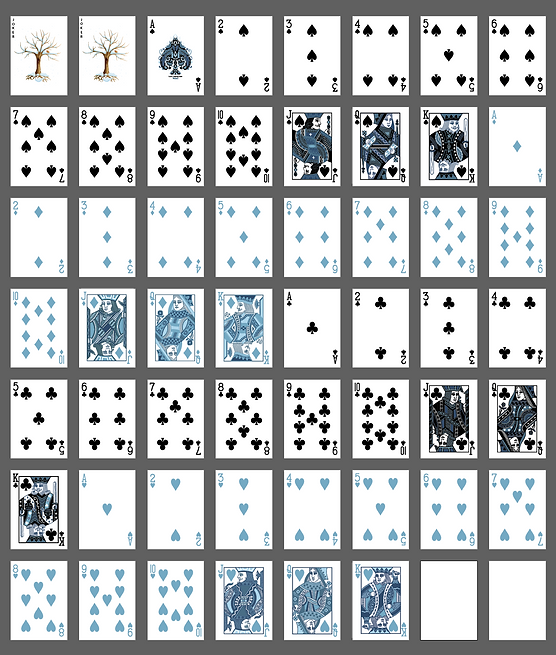 Leaves Winter Playing Cards - Collector's Edition | Premium Deck for Card Games, Magic Tricks & Holiday Gatherings