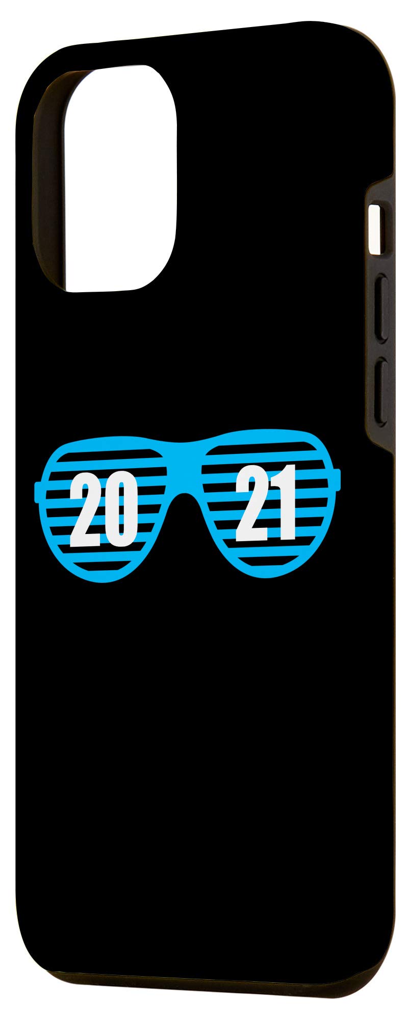 iPhone 12 Pro Max Case 2021 - Trendy Shutter Design Sunglasses & Graduation Graphic - Durable Protective Cover for School, Work & Travel Accessories