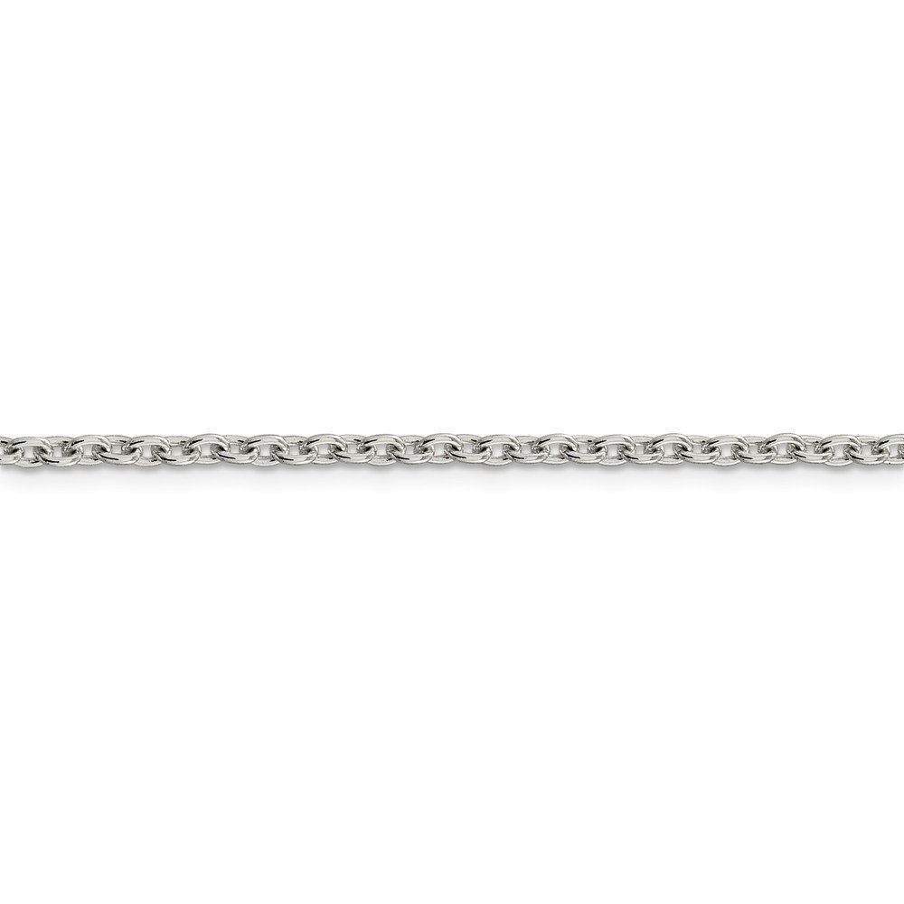 925 Sterling Silver 2.75mm Cable Chain Necklace with Lobster Clasp - Dainty & Secure Jewelry for Women, Gift for Her, Everyday Wear & Special Occasions