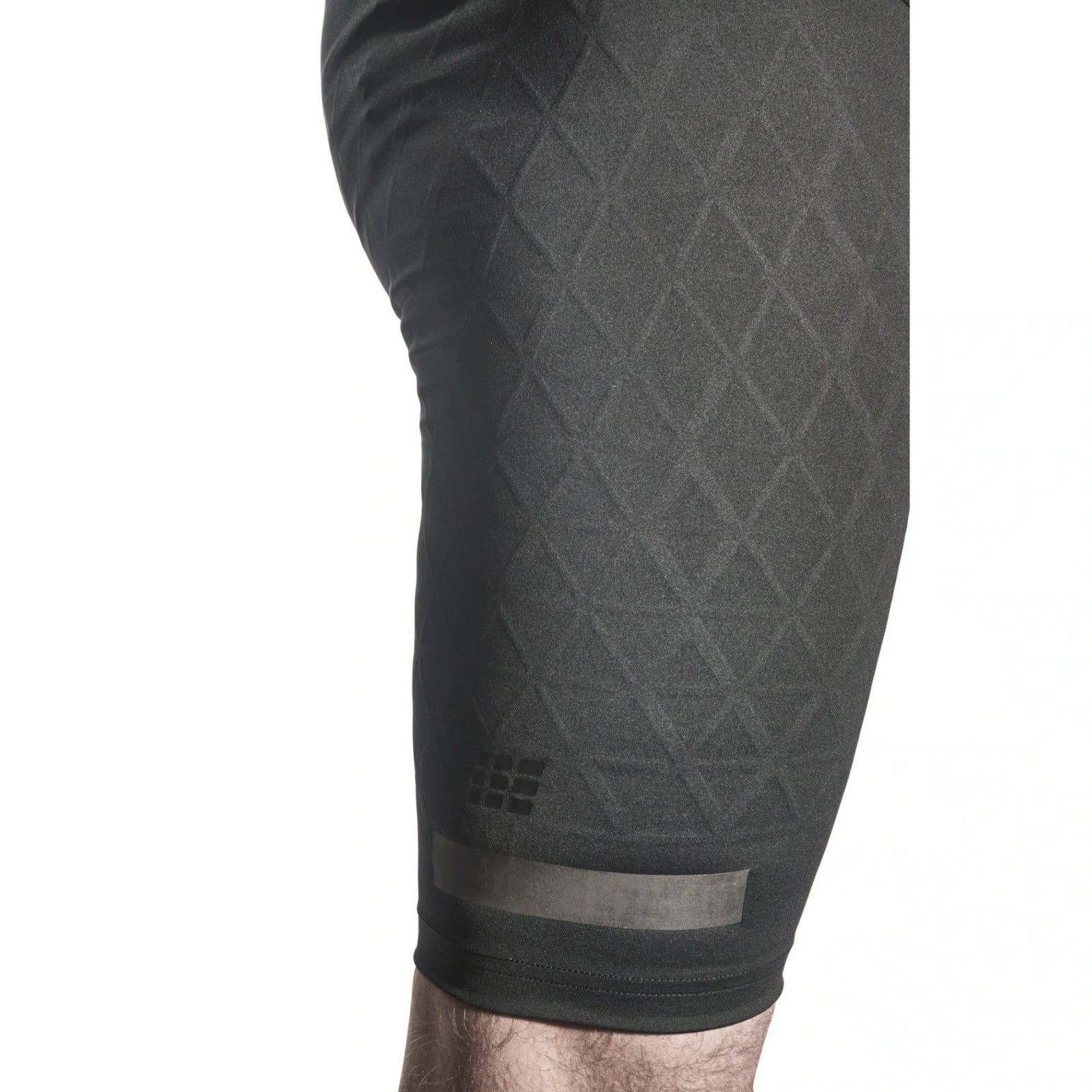 CEP Men's Compression The Run Shorts - Black (W2115T) | High-Performance Running Shorts for Men | Ideal for Marathon, Training & Workouts