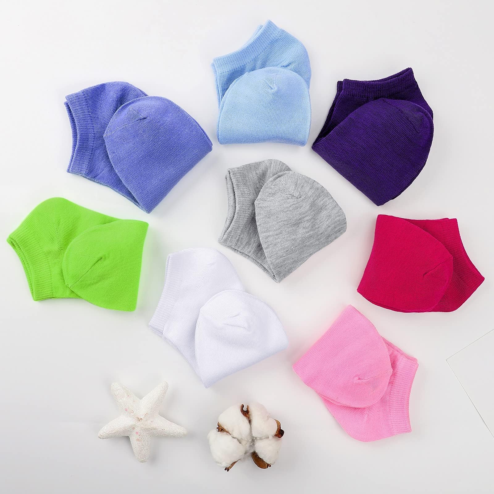 BOOPH 25 Pack Low Cut Ankle Socks for Kids - Breathable Half Cushion Athletic Socks for Boys & Girls - Perfect for School, Sports, and Everyday Wear