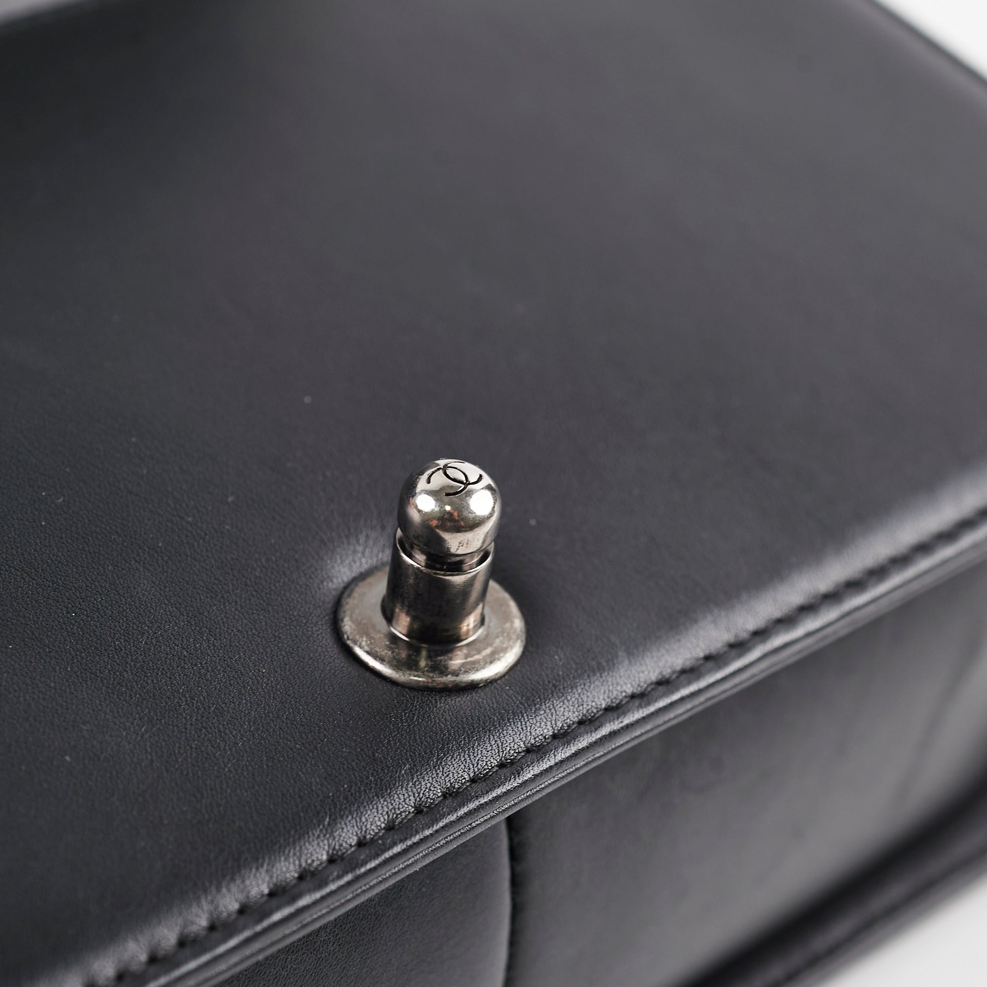 Chanel Old Medium Boy Black Leather Shoulder Bag - Classic Series 19 | Luxury Designer Handbag for Women | Perfect for Evening Events, Parties & Special Occasions