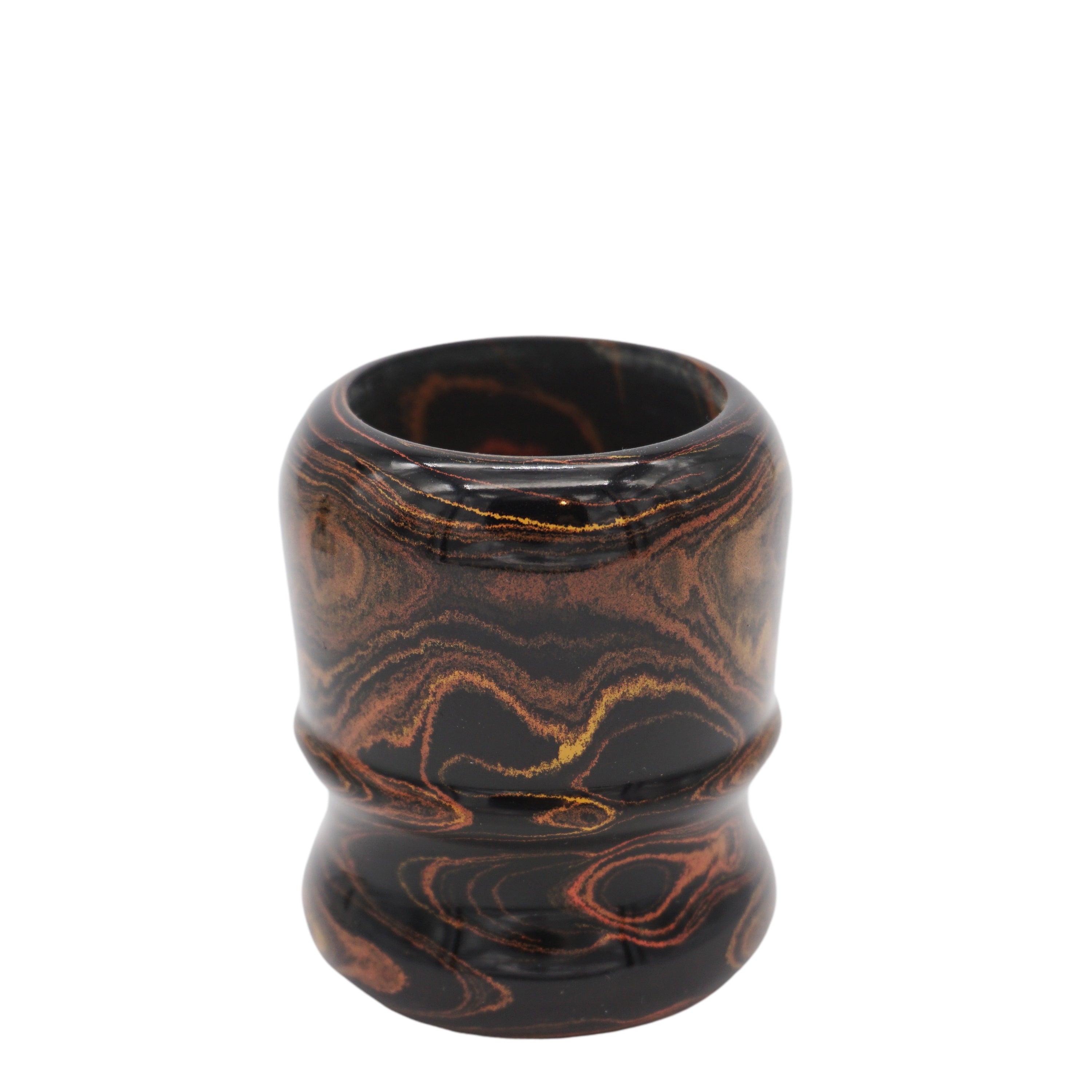 Premium Handcrafted Honey Ebonite Shaving Brush Handle - Fits 24mm & 26mm Knots - Perfect for Wet Shaving & Barber Shop Use