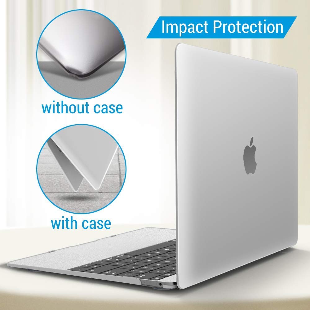 IBENZER Hard Shell Case for MacBook 12 Inch A1534 (2015-2020 Models) - Frost Clear Protective Cover for Retina Display | Slim Fit, Scratch Resistant | Perfect for Work, Travel & School Use