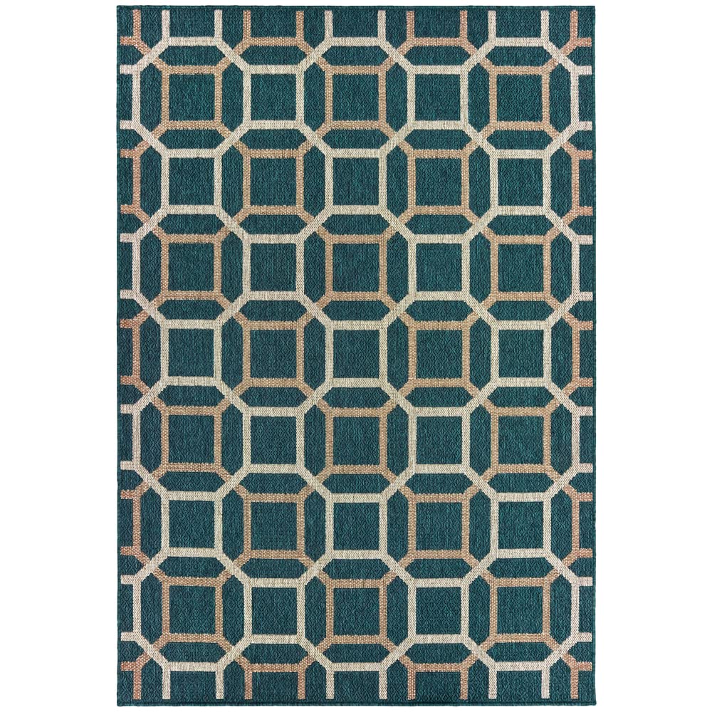 Premium Outdoor Rug 806B3 - Waterproof, UV Resistant, All-Weather Patio & Deck Mat - Perfect for Backyard, Poolside, and Garden Decor