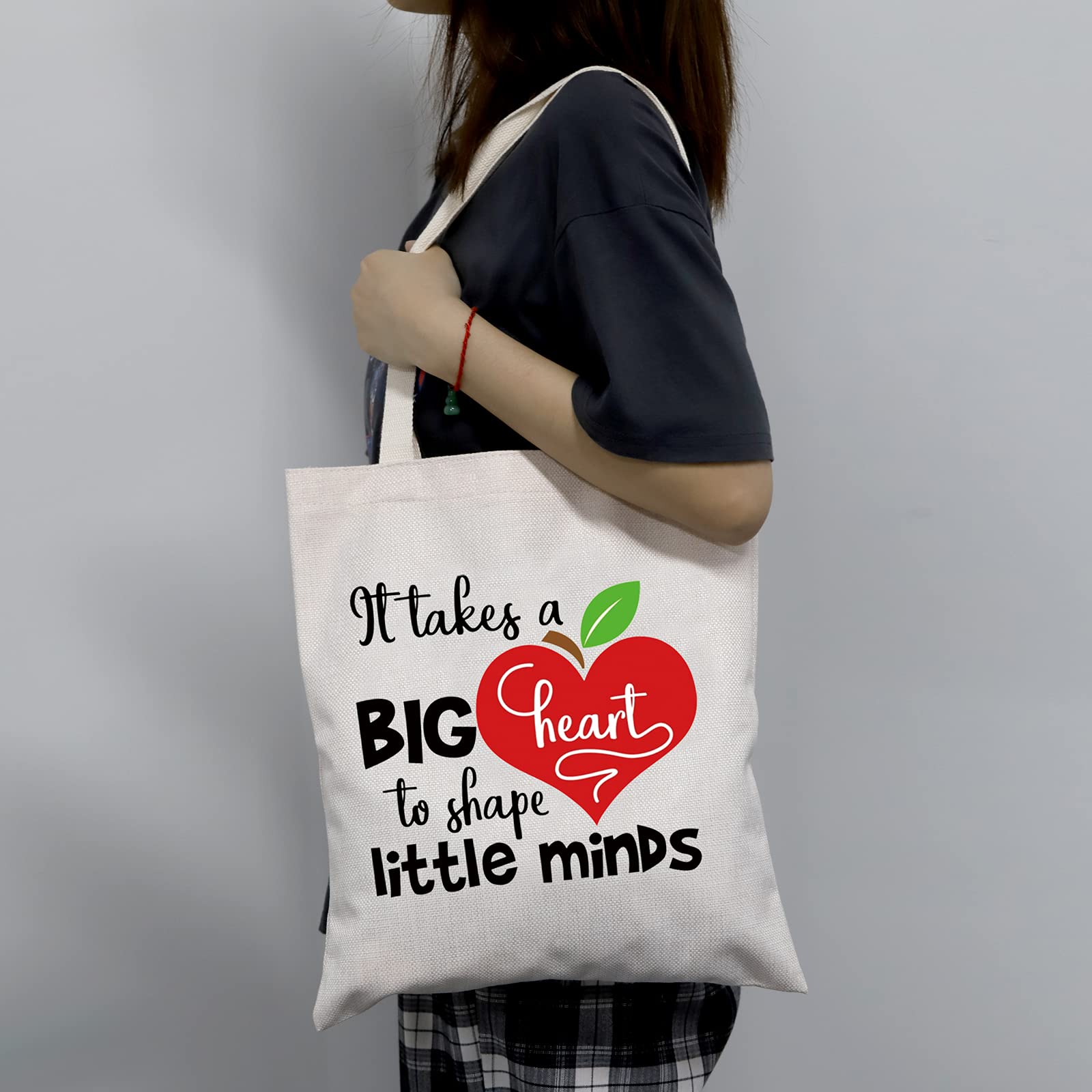LEVLO Teacher Tote Bag - Appreciation Gift for Educators - Perfect for School & Work