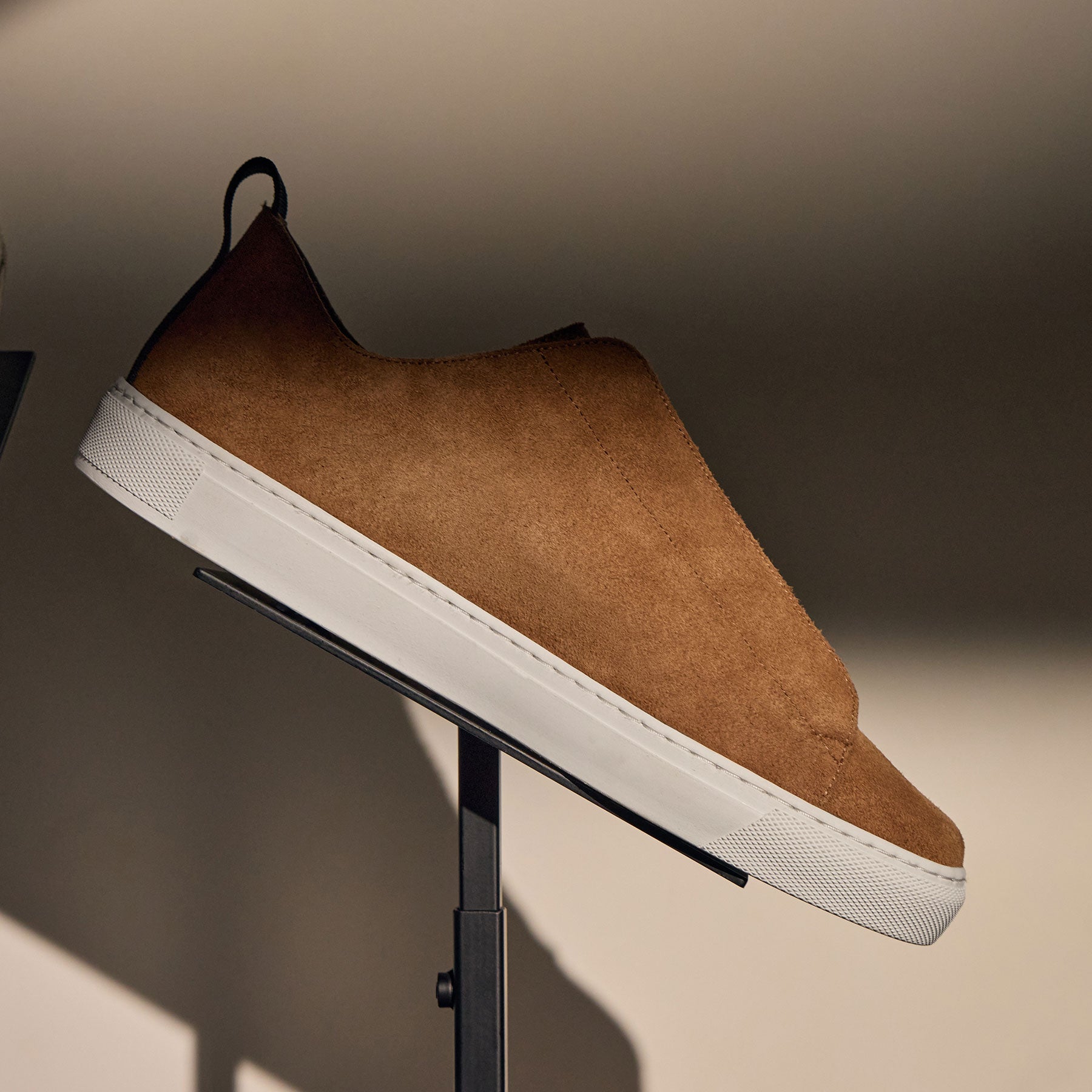 Men's Chestnut Suede Solstice Sneakers - Comfortable Casual Shoes for Walking, Work & Everyday Wear