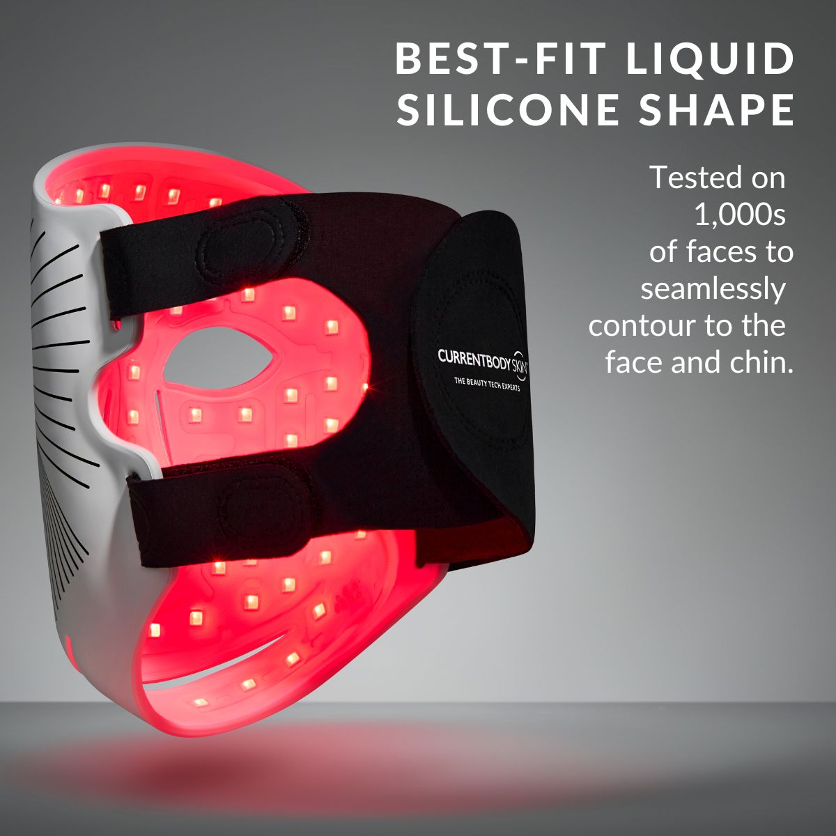 CurrentBody Skin LED Series 2 Face & Neck Kit - Anti-Aging Red Light Therapy Device for Wrinkles & Skin Rejuvenation | Perfect for At-Home Skincare Routine & Spa Treatments