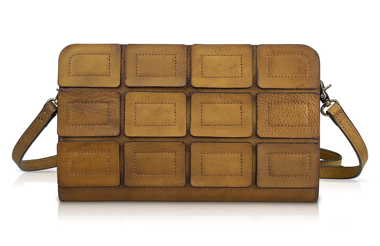 **Genuine Leather Crossbody Bag for Women - Vintage Purse & Clutch Handbag - Perfect for Travel, Shopping & Everyday Use**
