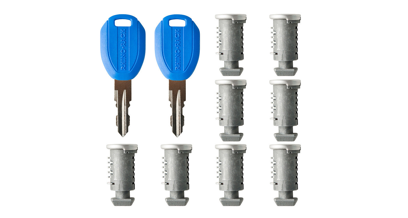 Rhino Rack Master Key Set - Universal Roof Rack & Cargo Carrier Keys - Perfect for Outdoor Adventures & Travel Gear Access
